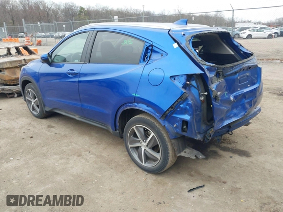 2021 Honda HR-V EX with VIN 3CZRU6H54MM718761, listed as a IAAI auction lot 41783415 with 93,899 mi miles. Bid and sale history available at carsss.com. Image 3.