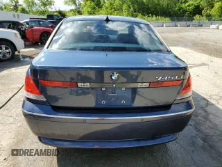 2003 BMW 7 Series 745Li with VIN WBAGN63433DR16621, listed as a Copart auction lot 53886355 with 122,775 mi miles and Non repairable. Bid and sale history available at DreamBid. Image 6.