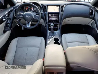 2023 Infiniti Q50 Sensory with VIN JN1EV7CP2PM512518, listed as a Copart auction lot 74486644 with 12,919 mi miles and Non repairable. Bid and sale history available at DreamBid. Image 8.