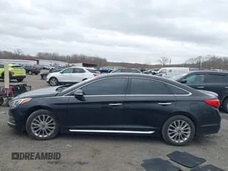 2015 Hyundai Sonata Limited with VIN 5NPE34AF3FH106073, listed as a IAAI auction lot 41705413 with 107,405 mi miles and . Bid and sale history available at carsss.com. Image 14.