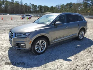 2017 Audi Q7 Premium Plus with VIN WA1LAAF75HD041100, listed as a Copart auction lot 48496875 with 158,359 mi miles and Clean Title. Bid and sale history available at carsss.com. Image 1.