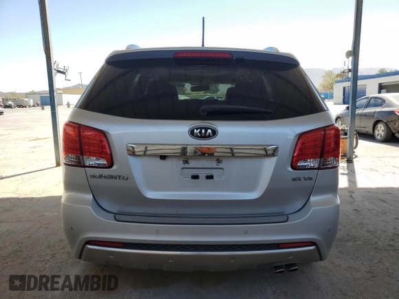 2013 Kia Sorento SX with VIN 5XYKW4A25DG312538, listed as a Copart auction lot 53753565 with 132,883 mi miles and Salvage title. Bid and sale history available at DreamBid. Image 6.