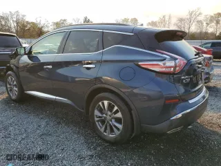 2015 Nissan Murano SL with VIN 5N1AZ2MG9FN232861, listed as a Copart auction lot 50503935 with 93,808 mi miles and Salvage Title. Bid and sale history available at carsss.com. Image 2.
