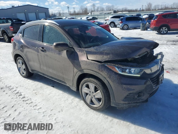 2019 Honda HR-V EX-L with VIN 3CZRU6H7XKM717029, listed as a Copart auction lot 46498375 with 36,609 mi miles and Salvage Title. Bid and sale history available at carsss.com. Image 4.