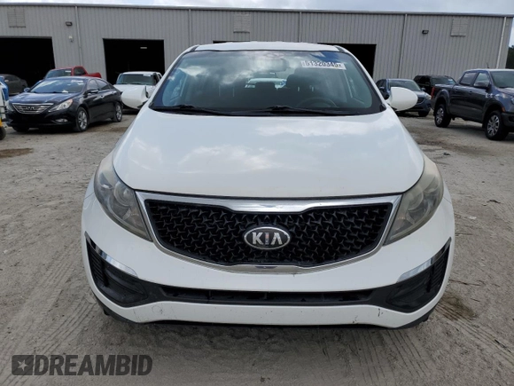 2016 Kia Sportage LX with VIN KNDPB3AC2G7871857, listed as a Copart auction lot 51320345 with 155,057 mi miles and Salvage Title. Bid and sale history available at carsss.com. Image 5.
