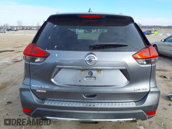2017 Nissan Rogue SV with VIN KNMAT2MV9HP537448, listed as a IAAI auction lot 41609222 with 71,971 mi miles. Bid and sale history available at carsss.com. Image 17.