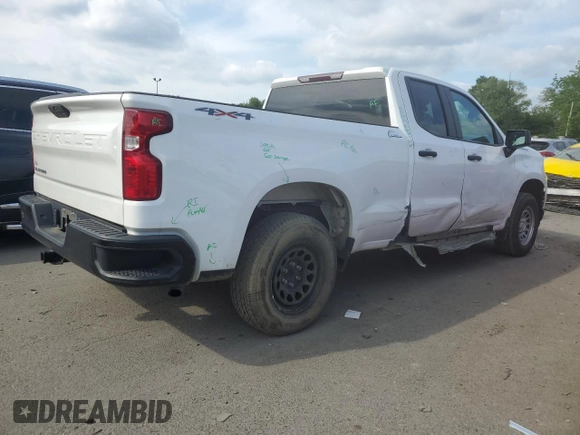 2020 Chevrolet Silverado 1500 Work Truck with VIN 1GCRYAEH2LZ357443, listed as a Copart auction lot 55272974 with 69,419 mi miles and Salvage Title. Bid and sale history available at carsss.com. Image 3.