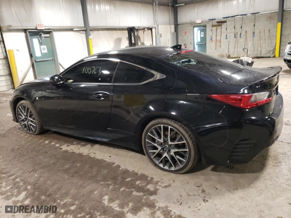 2016 Lexus RC 300 with VIN JTHSM5BC6G5001876, listed as a Copart auction lot 78695803 with NaN miles. Bid and sale history available at carsss.com. Image 2.