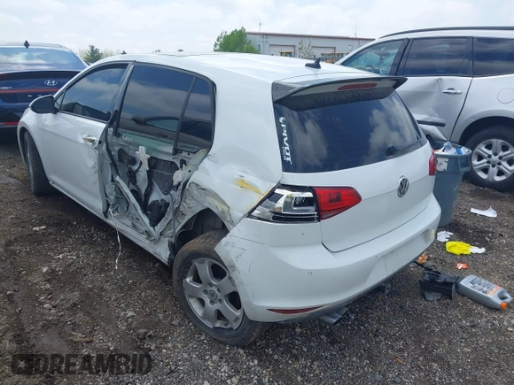 2016 Volkswagen Golf TSI S z VIN 3VW217AUXGM015805, wystawiony jako IAAI lot #42183579 z przebiegiem 143 061 mil mil oraz . Historia ofert i sprzedaży dostępna na DreamBid. Obrazek 3.