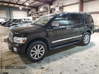 2010 Infiniti QX56 with VIN 5N3ZA0NE1AN903273, listed as a Copart auction lot 53390245 with 153,618 mi miles and Salvage title. Bid and sale history available at DreamBid. Image 1.