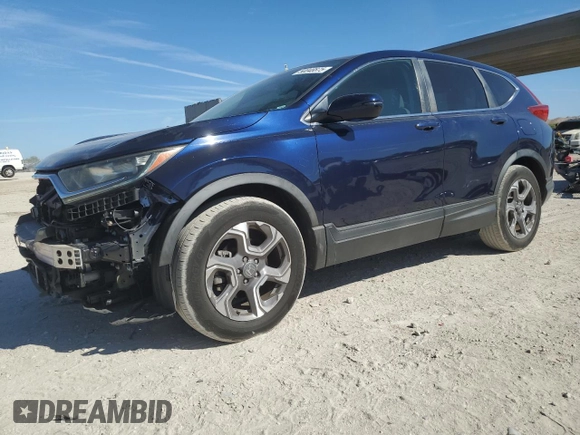 2019 Honda CR-V EX-L with VIN 7FARW1H89KE011397, listed as a Copart auction lot 50048875 with 40,730 mi miles and Non Repairable. Bid and sale history available at carsss.com. Image 1.