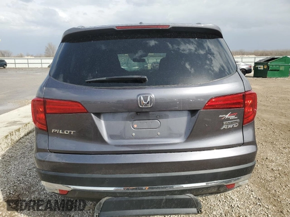 2017 Honda Pilot Touring with VIN 5FNYF6H93HB081824, listed as a Copart auction lot 49156465 with 54,227 mi miles and Salvage Title. Bid and sale history available at carsss.com. Image 6.