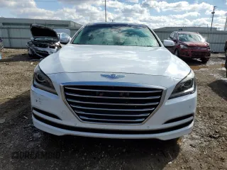 2015 Hyundai Genesis 3.8L with VIN KMHGN4JE2FU100373, listed as a Copart auction lot 50144325 with 89,547 mi miles and Salvage Title. Bid and sale history available at carsss.com. Image 5.