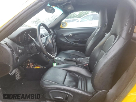 2002 Porsche Boxster with VIN WP0CA29802U623712, listed as a Copart auction lot 60972405 with 99,584 mi miles and Salvage title. Bid and sale history available at DreamBid. Image 7.