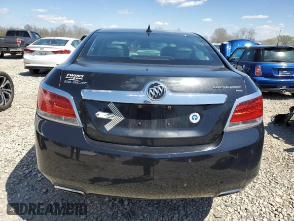 2012 Buick LaCrosse Premium 1 with VIN 1G4GE5E34CF219010, listed as a Copart auction lot 53292685 with 164,672 mi miles and Clean title. Bid and sale history available at DreamBid. Image 6.