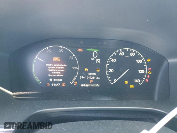 2024 Honda CR-V Sport-L with VIN 5J6RS5H80RL000451, listed as a Copart auction lot 50125195 with 17,281 mi miles and Salvage Title. Bid and sale history available at DreamBid. Image 9.