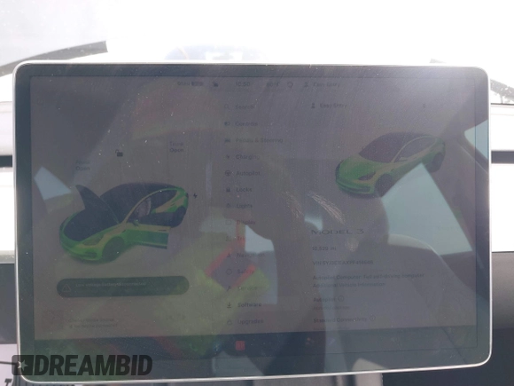 2023 Tesla Model 3 z VIN 5YJ3E1EAXPF414646, wystawiony jako IAAI lot #39514743 z przebiegiem 10 529 mil mil oraz . Historia ofert i sprzedaży dostępna na DreamBid. Obrazek 7.