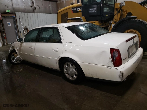 2001 Cadillac DeVille with VIN 1G6KD54Y31U294274, listed as a Copart auction lot 46474844 with 147,396 mi miles and Non Repairable. Bid and sale history available at carsss.com. Image 2.