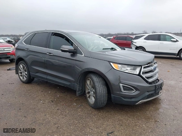 2018 Ford Edge Titanium with VIN 2FMPK4K94JBC51062, listed as a IAAI auction lot 41542533 with 76,652 mi miles. Bid and sale history available at carsss.com. Image 1.