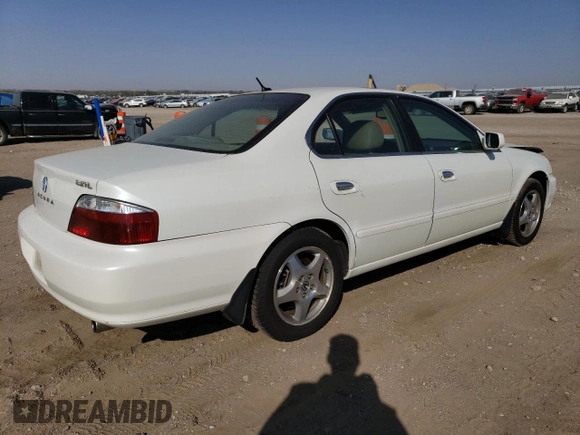 2003 Acura TL w/Navigation System with VIN 19UUA56733A052660, listed as a Copart auction lot 75363124 with 227,421 mi miles and Clean Title. Bid and sale history available at carsss.com. Image 3.