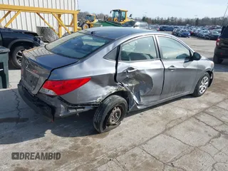 2013 Hyundai Accent GLS with VIN KMHCT4AE6DU467696, listed as a IAAI auction lot 41847411 with 83,959 mi miles and . Bid and sale history available at carsss.com. Image 4.