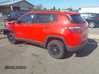 2017 Jeep Compass Sport with VIN 3C4NJDAB1HT628125, listed as a IAAI auction lot 42218375 with 52,415 mi miles and . Bid and sale history available at DreamBid. Image 3.