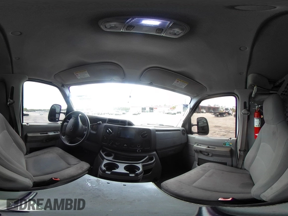 2010 Ford Econoline Cargo Commercial with VIN 1FTNE1EW1ADA63712, listed as a IAAI auction lot 42003310 with Not Provided miles and . Bid and sale history available at carsss.com. Image 18.