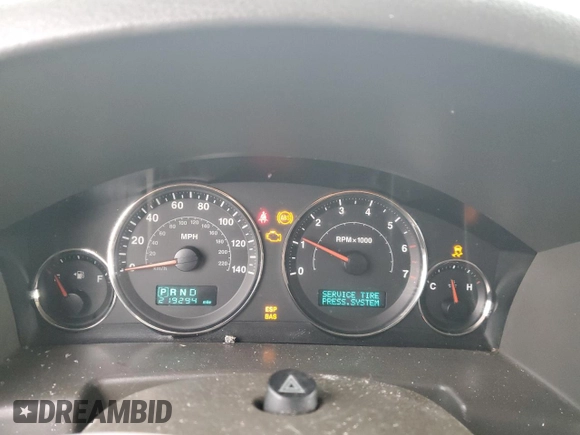 2007 Jeep Commander Overland with VIN 1J8HG68247C555994, listed as a Copart auction lot 86903914 with 219,294 mi miles and Salvage title. Bid and sale history available at DreamBid. Image 9.