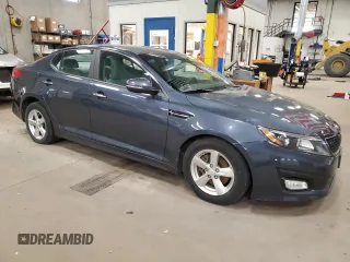 2015 Kia Optima LX with VIN KNAGM4A73F5613177, listed as a Copart auction lot 53689555 with Not Provided miles and Clean Title. Bid and sale history available at carsss.com. Image 4.