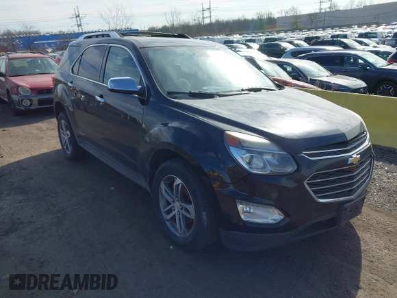 2016 Chevrolet Equinox LTZ with VIN 2GNFLGE38G6174419, listed as a IAAI auction lot 41626350 with 260,674 mi miles. Bid and sale history available at carsss.com. Image 1.