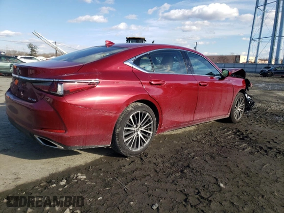 2024 Lexus ES with VIN 58ADZ1B14RU164168, listed as a Copart auction lot 42786265 with 8,627 mi miles and Salvage Title. Bid and sale history available at carsss.com. Image 3.