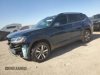 2021 Volkswagen Atlas S с VIN 1V2AP2CA8MC591195, выставлен на аукционе Copart как лот 43898235 с пробегом 51 443 миль миль и Списание • Salvage title. История ставок и продаж доступна на DreamBid. Изображение 1.