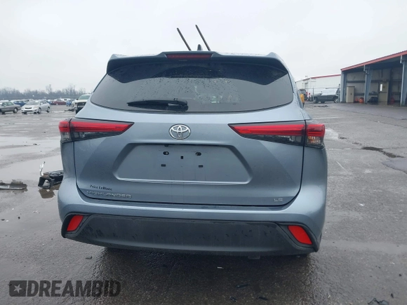 2023 Toyota Highlander L with VIN 5TDKDRAH8PS524459, listed as a IAAI auction lot 41637752 with 10,156 mi miles and . Bid and sale history available at DreamBid. Image 16.