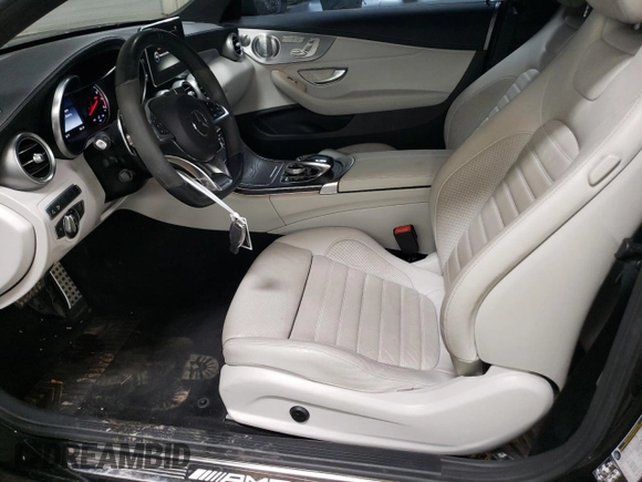 2017 Mercedes-Benz C 43 AMG with VIN WDDWJ6EB4HF469224, listed as a Copart auction lot 78645024 with 37,601 mi miles and Salvage Title. Bid and sale history available at carsss.com. Image 7.