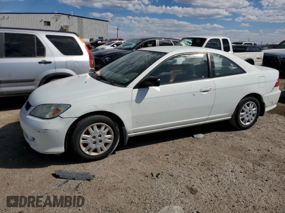 2005 Honda Civic LX with VIN 1HGEM21585L053259, listed as a Copart auction lot 76639324 with 131,516 mi miles and Clean Title. Bid and sale history available at DreamBid. Image 1.