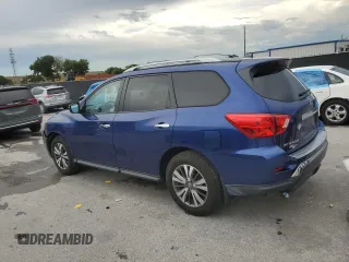 2017 Nissan Pathfinder SL with VIN 5N1DR2MNXHC694260, listed as a Copart auction lot 61482955 with 139,336 mi miles and Non repairable. Bid and sale history available at DreamBid. Image 2.