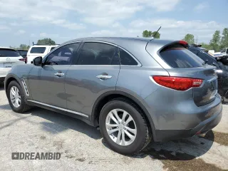 2017 Infiniti QX70 z VIN JN8CS1MU8HM142437, wystawiony jako Copart lot #66139144 z przebiegiem 104 241 mil mil oraz Szkoda całkowita • Salvage title. Historia ofert i sprzedaży dostępna na DreamBid. Obrazek 2.