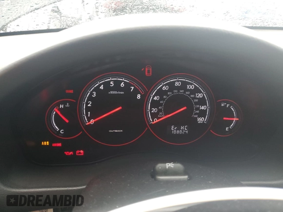2005 Subaru Legacy Outback XT with VIN 4S4BP68C856350045, listed as a Copart auction lot 73015404 with 108,024 mi miles and Salvage title. Bid and sale history available at DreamBid. Image 9.
