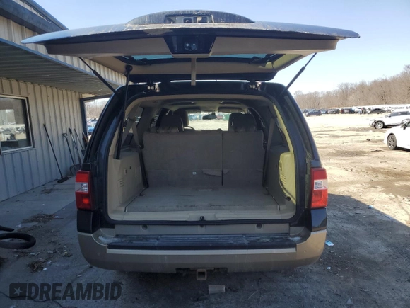 2014 Ford Expedition Max XLT with VIN 1FMJK1J51EEF32913, listed as a Copart auction lot 46832565 with 142,803 mi miles and Salvage title. Bid and sale history available at DreamBid. Image 6.