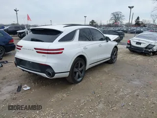 2023 Genesis GV70 2.5T with VIN KMUMADTB1PU089807, listed as a IAAI auction lot 41954282 with 93,396 mi miles and . Bid and sale history available at DreamBid. Image 4.