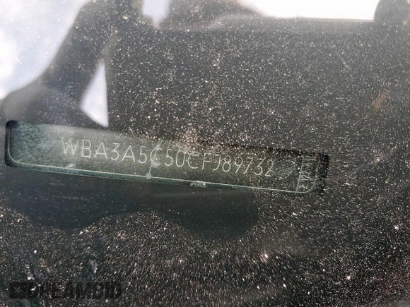 2012 BMW 3 Series 328i with VIN WBA3A5C50CFJ89732, listed as a Copart auction lot 59443405 with Not provided miles and Salvage title. Bid and sale history available at DreamBid. Image 12.