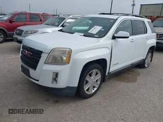 2011 GMC Terrain SLT-1 with VIN 2CTALUEC4B6220293, listed as a IAAI auction lot 41736554 with 162,929 mi miles and . Bid and sale history available at carsss.com. Image 2.