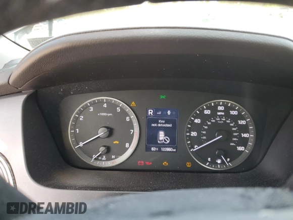 2017 Hyundai Sonata Sport with VIN 5NPE34AF2HH505222, listed as a Copart auction lot 55269045 with 122,860 mi miles and Salvage Title. Bid and sale history available at DreamBid. Image 9.