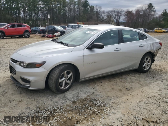 2016 Chevrolet Malibu LS with VIN 1G1ZB5ST0GF192963, listed as a Copart auction lot 54157315 with 141,007 mi miles and Salvage Title. Bid and sale history available at carsss.com. Image 1.