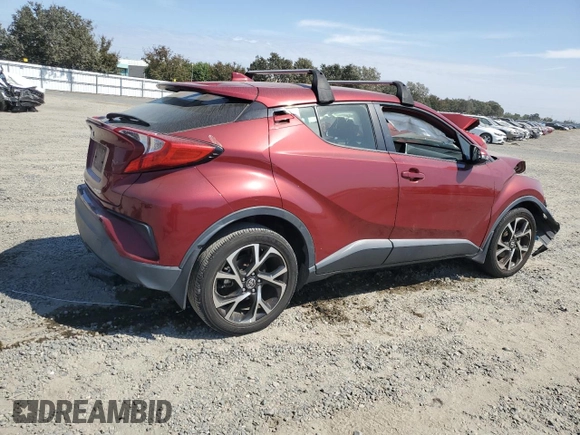 2018 Toyota C-HR XLE with VIN JTNKHMBX9J1011251, listed as a Copart auction lot 71813564 with 60,941 mi miles and Salvage Title. Bid and sale history available at carsss.com. Image 3.