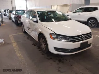 2015 Volkswagen Passat 1.8T S with VIN 1VWAT7A39FC106075, listed as a IAAI auction lot 40836933 with 119,163 mi miles. Bid and sale history available at carsss.com. Image 1.