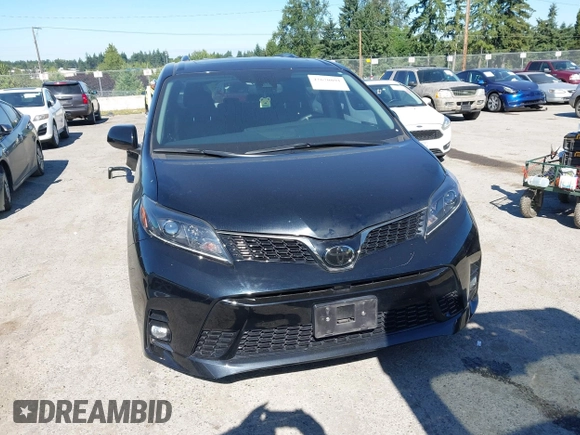 2020 Toyota Sienna SE with VIN 5TDXZ3DC9LS043621, listed as a IAAI auction lot 42670891 with 56,734 mi miles and . Bid and sale history available at DreamBid. Image 13.