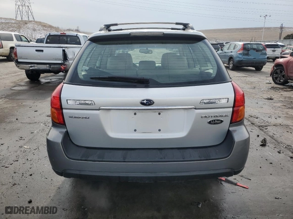 2006 Subaru Legacy Wagon Outback 3.0 R L.L. Bean with VIN 4S4BP86C564312364, listed as a Copart auction lot 45888605 with 180,915 mi miles and Salvage Title. Bid and sale history available at carsss.com. Image 6.