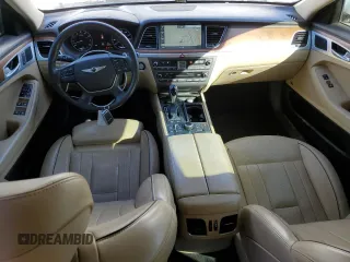 2017 Genesis G80 5.0L Ultimate with VIN KMHGN4JF9HU173414, listed as a Copart auction lot 48376955 with 105,963 mi miles and Salvage Title. Bid and sale history available at carsss.com. Image 8.