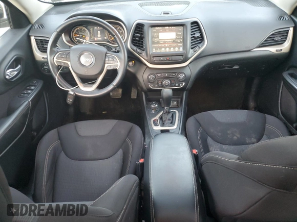 2015 Jeep Cherokee Latitude with VIN 1C4PJMCBXFW694086, listed as a Copart auction lot 49604405 with 119,743 mi miles and Salvage Title. Bid and sale history available at carsss.com. Image 8.